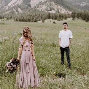 Twobirds BHLDN Convertible dress - Mauve